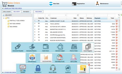 Manplan screen